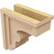 Ekena Millwork 6"W x 12"D x 12"H Classic Highland Rough Cedar Woodgrain TimberThane Corbel, Primed Tan CORUR06X12X12HLDRCPR - alternate 4